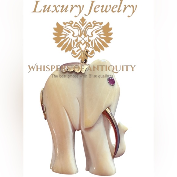 Janis Paige Estate Sale Antique 14K Gold Genuine Ruby...